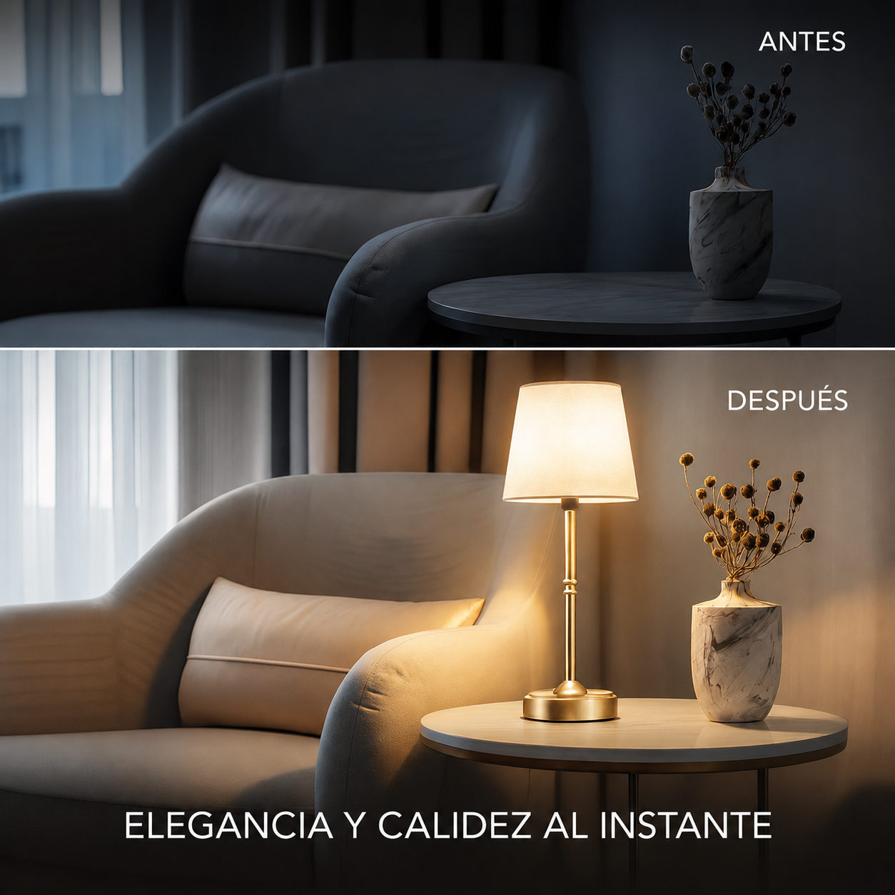 Budapest Atelier™ – Lámpara de Mesa Inalámbrica – Lúmina Mesa