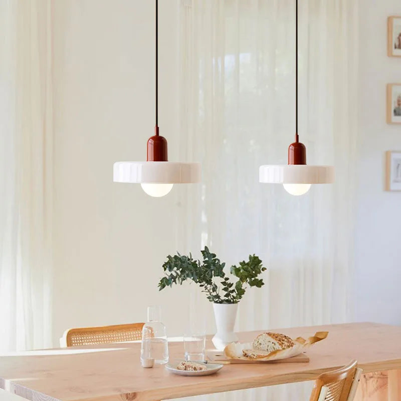 Bauvia™ – Lámpara Colgante de Vidrio Bauhaus – Noctis Ceiling