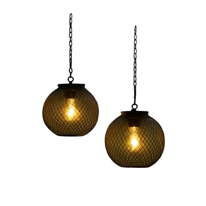 Luna Veranda™ – Farol Solar Colgante para Jardín – Velora Outdoor