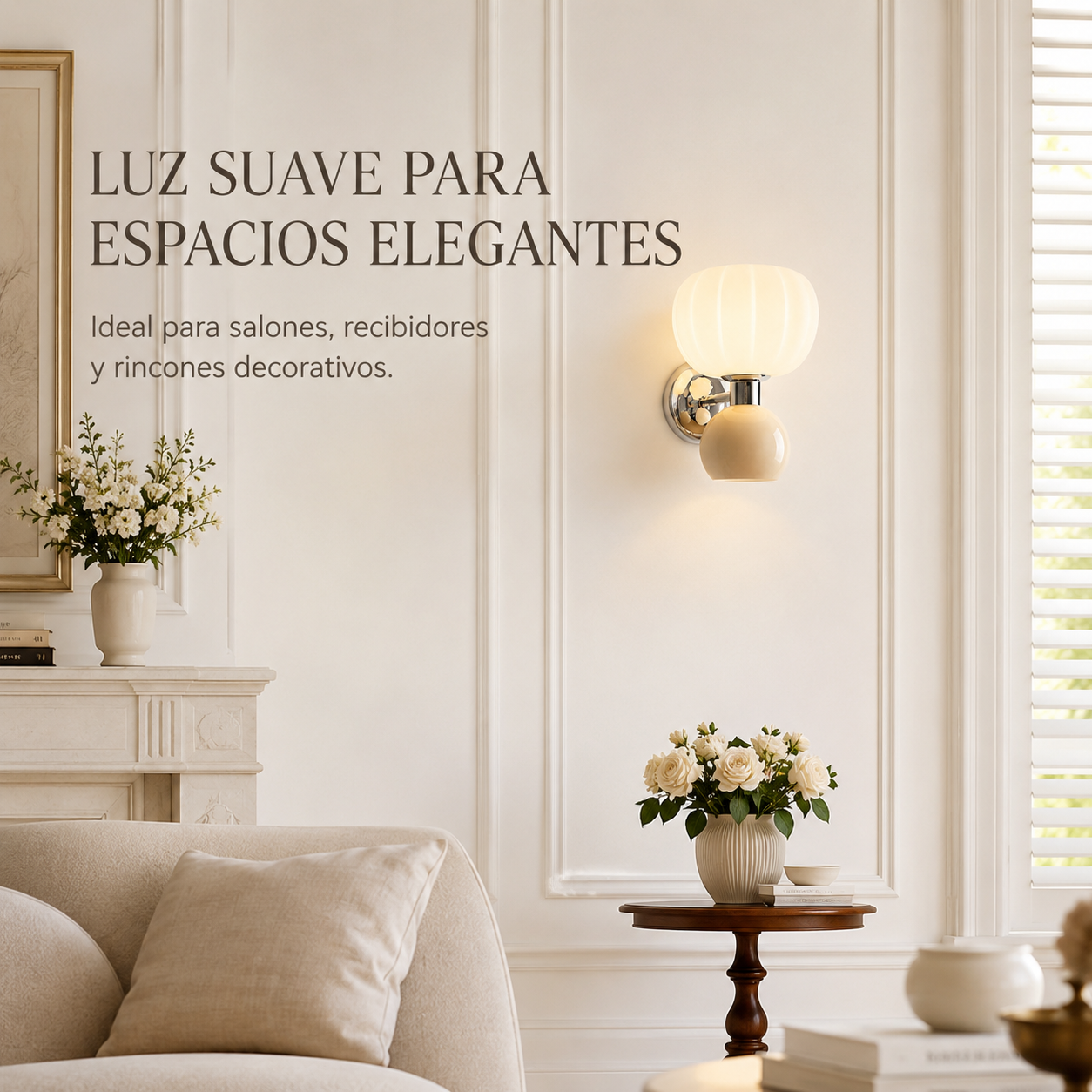 Alba Duna™ – Aplique Escultural Orgánico – Velora Wall