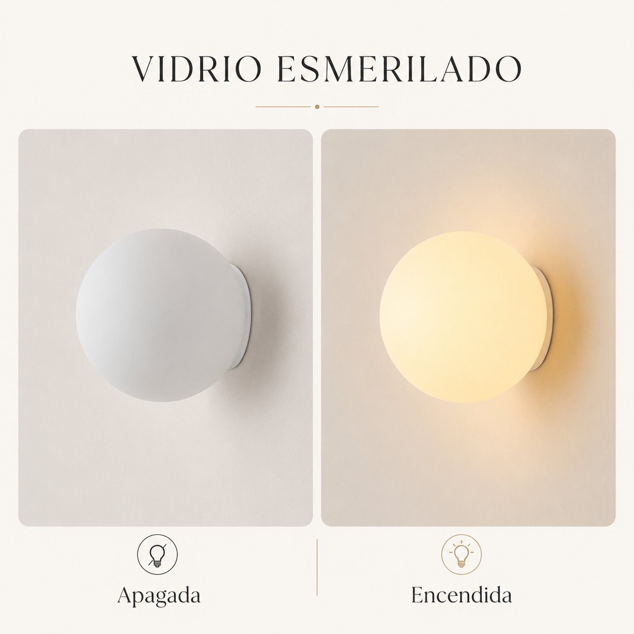 Éclat Orb™ – Aplique Bauhaus de Cristal Opal – Velora Wall