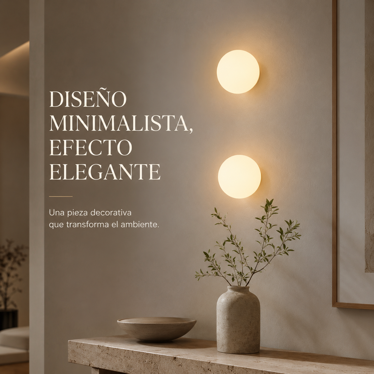 Éclat Orb™ – Aplique Bauhaus de Cristal Opal – Velora Wall