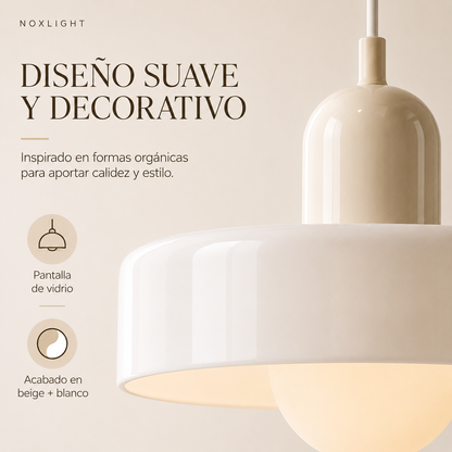Bauvia™ – Lámpara Colgante de Vidrio Bauhaus – Noctis Ceiling