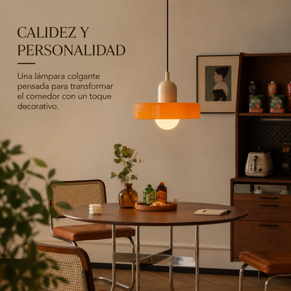 Bauvia™ – Lámpara Colgante de Vidrio Bauhaus – Noctis Ceiling