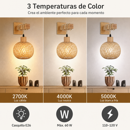 Aplique Artesanal de Bambú Natural para Ambientes Japandi – Velora Wall