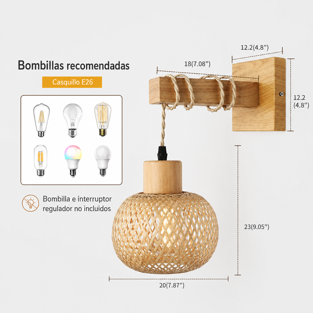 Aplique Artesanal de Bambú Natural para Ambientes Japandi – Velora Wall