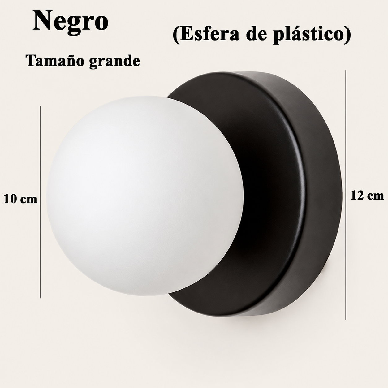 Velora Macaron™ – Aplique de Pared Esférico E27