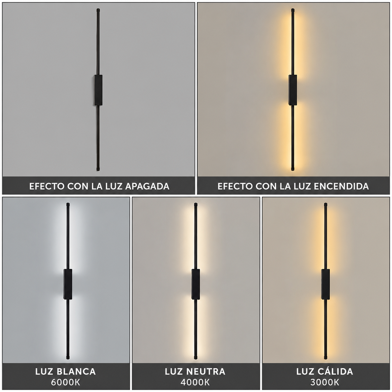 Aplique Arquitectónico de Luz Ambiental para Interiores Modernos – Velora Wall