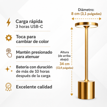 Oslo Atelier™ – Lámpara de Mesa Inalámbrica – Lúmina Mesa