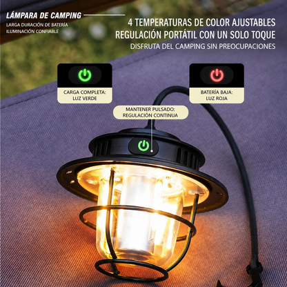 Nomad Ember™ – Farol Portátil de Ambiente – Lúmina Nomad