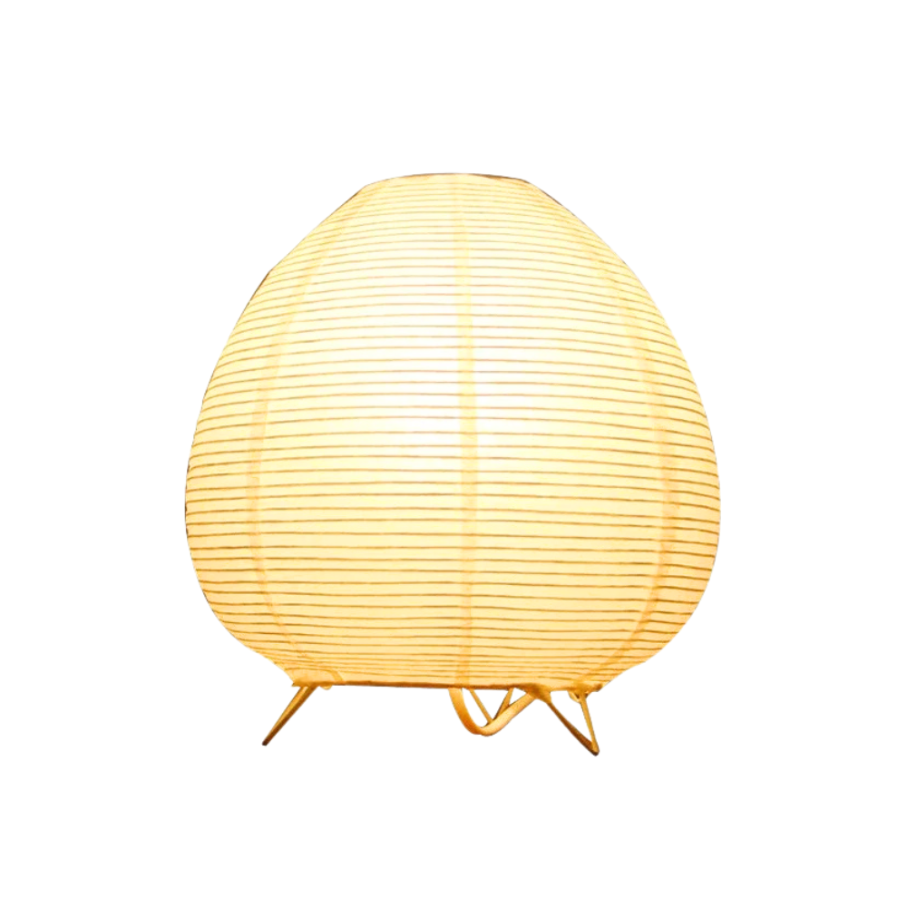 Lámpara Japandi de Papel de Arroz - Collección iluminacíon de mesa