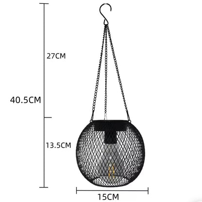 Luna Veranda™ – Farol Solar Colgante para Jardín – Velora Outdoor