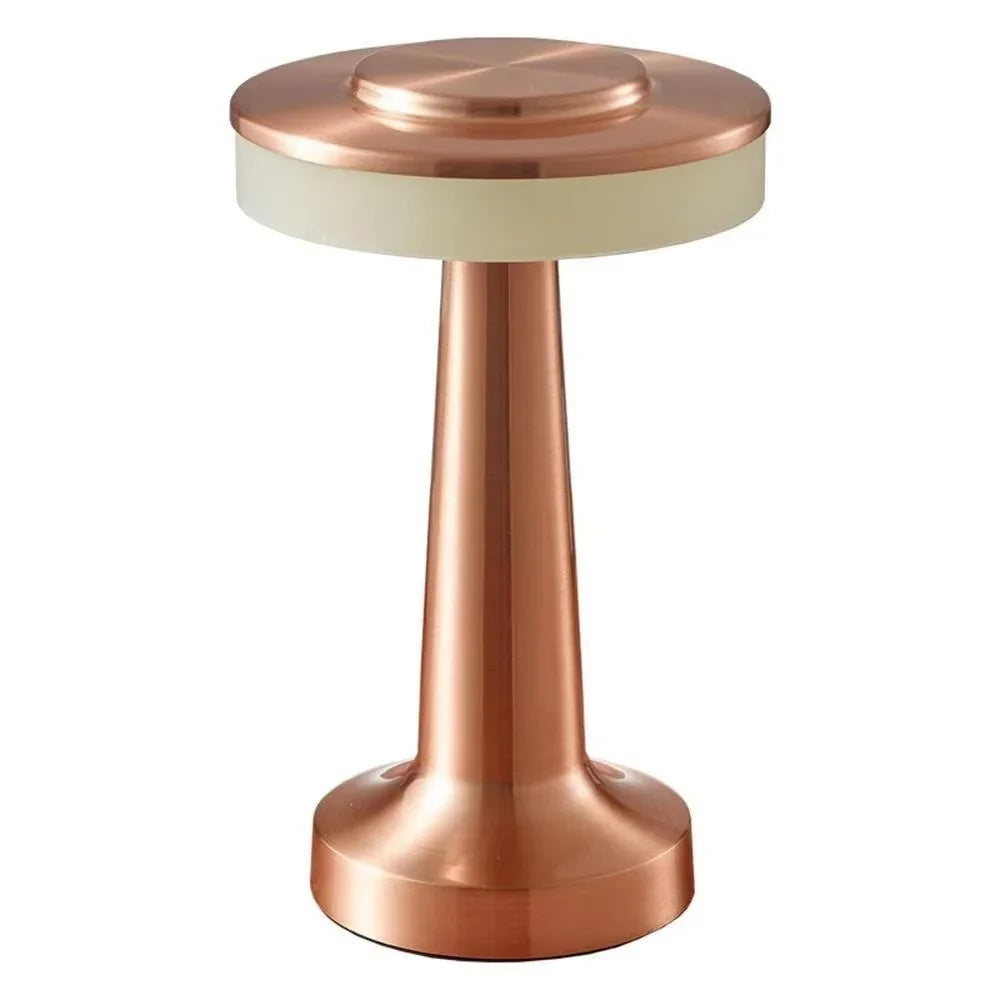 Lámpara Retro LED Dorada – Luz Ambiental Regulable para Dormitorio y Restaurante
