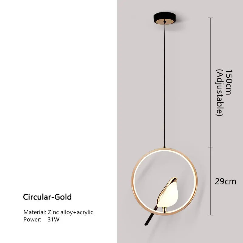 Lámpara Suspendida Birdy LED - Colecciõn iluminacíon de techo