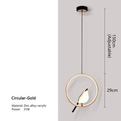 Lámpara Suspendida Birdy LED - Colecciõn iluminacíon de techo