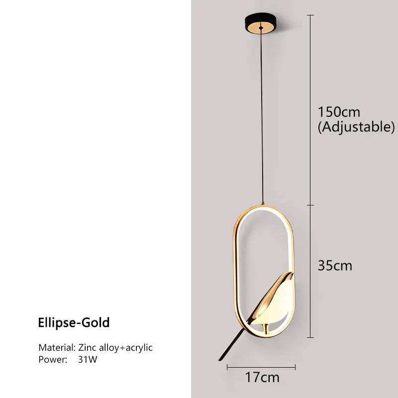 Lámpara Suspendida Birdy LED - Colecciõn iluminacíon de techo