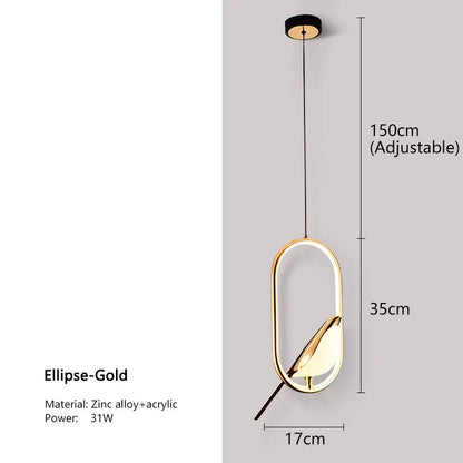 Lámpara Suspendida Birdy LED - Colecciõn iluminacíon de techo