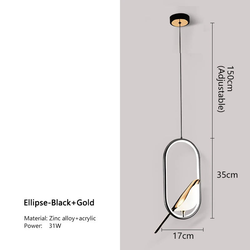 Lámpara Suspendida Birdy LED - Colecciõn iluminacíon de techo