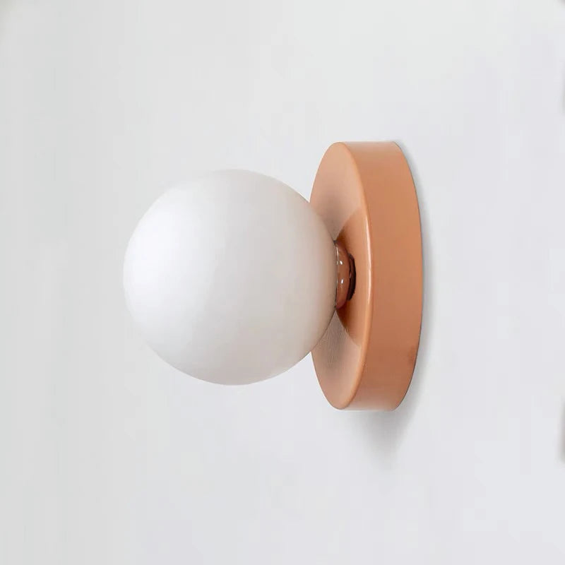 Velora Macaron™ – Aplique de Pared Esférico E27