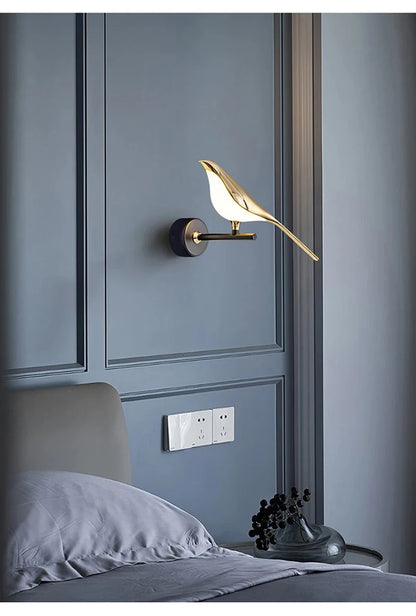 Lámpara de Pared Birdy Dorada
