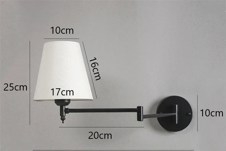 Aplique Articulado de Pared para Lectura y Ambiente – Velora Wall