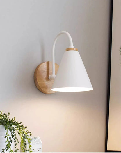 Lámpara de Pared Nórdica de Madera Macaron – Velora Wall