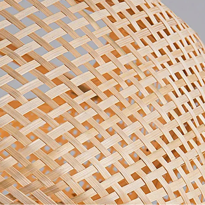 Lámpara Colgante Artesanal de Bambú para Ambientes Japandi – Noctis Ceiling