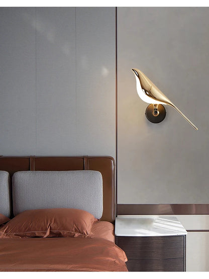 Lámpara de Pared Birdy Dorada
