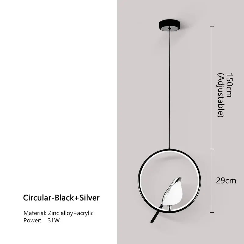 Lámpara Suspendida Birdy LED - Colecciõn iluminacíon de techo