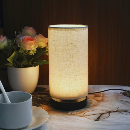 Lámpara de Mesa Nórdica de Tela - Colección iluminacíon de mesa