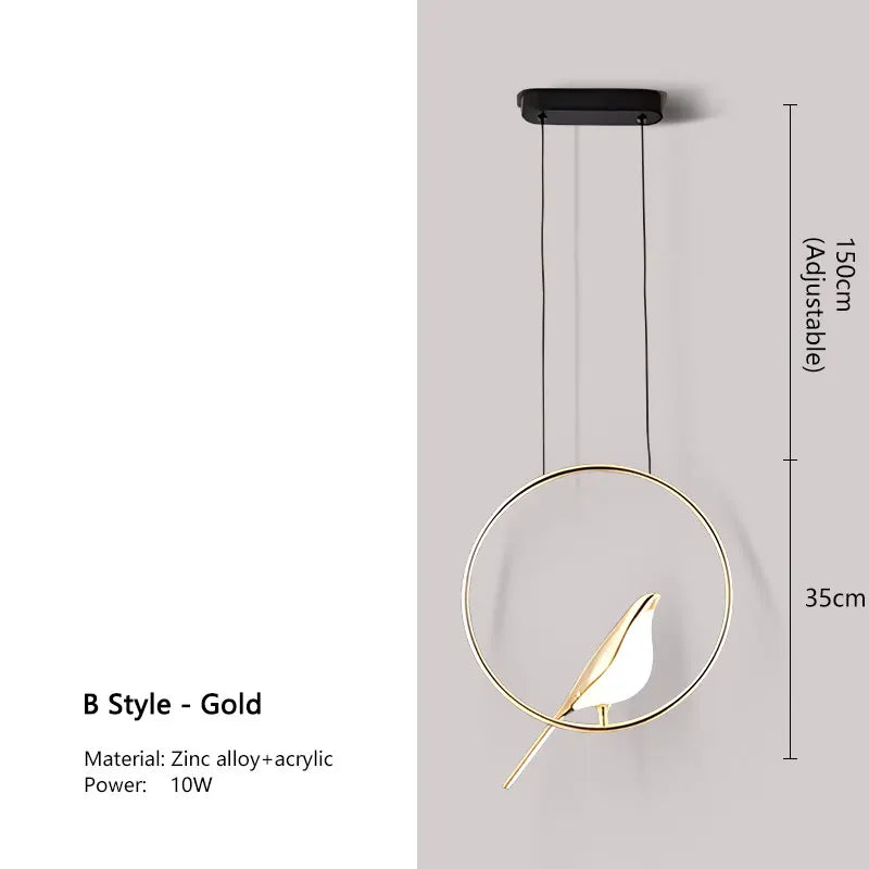 Lámpara Suspendida Birdy LED - Colecciõn iluminacíon de techo