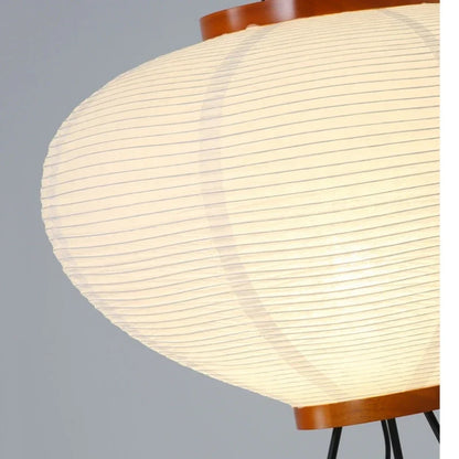Lámpara de Pie Escultural de Papel de Arroz para Interiores Japandi – Aureo Floor