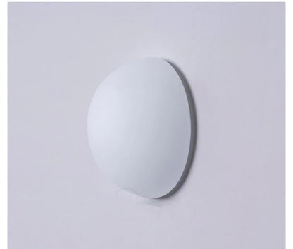 New Concealed Base Glass Wall Lamps French Bauhaus Milky White Round Ball Wall Light for Bedside Living Room Bathroom Mirror Dec