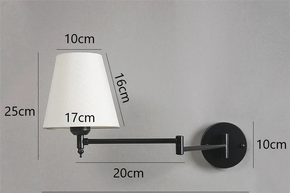 Aplique Articulado de Pared para Lectura y Ambiente – Velora Wall