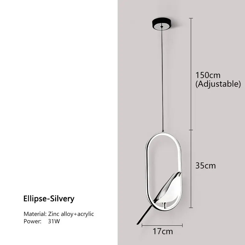 Lámpara Suspendida Birdy LED - Colecciõn iluminacíon de techo