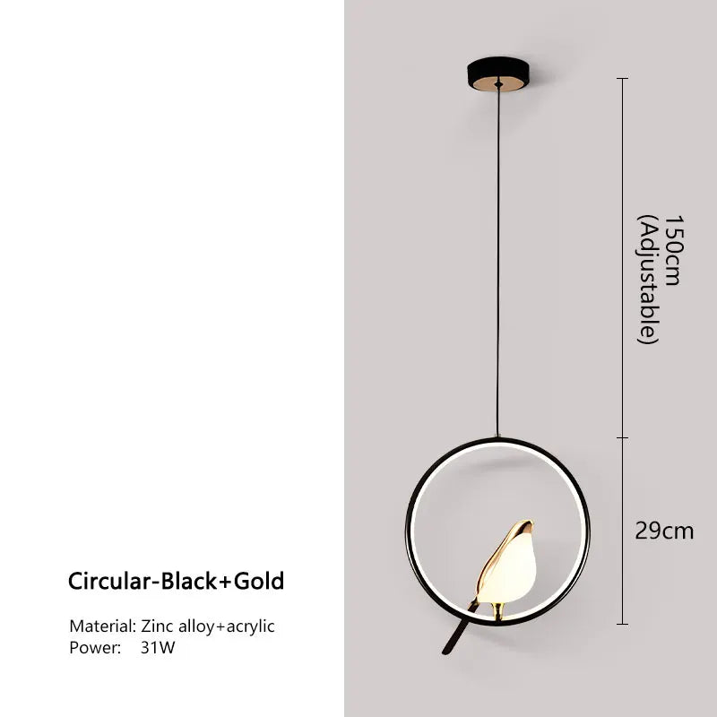 Lámpara Suspendida Birdy LED - Colecciõn iluminacíon de techo