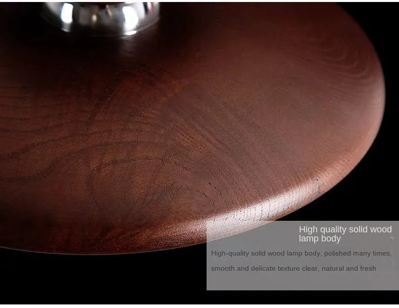 Lámpara de Techo Minimalista de Madera Natural – Noctis Ceiling