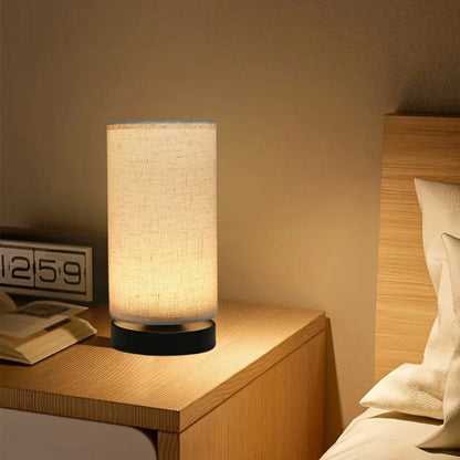 Lámpara de Mesa Nórdica de Tela - Colección iluminacíon de mesa