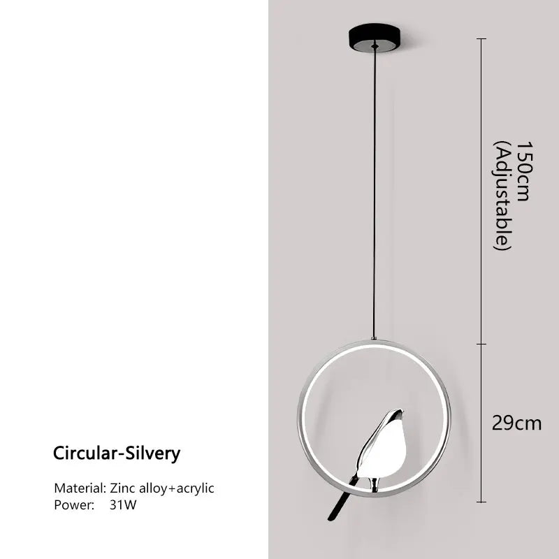 Lámpara Suspendida Birdy LED - Colecciõn iluminacíon de techo
