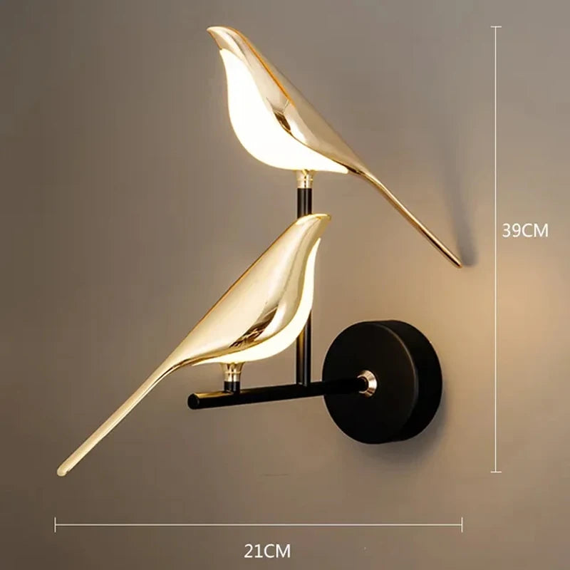 Lámpara de Pared Birdy Dorada