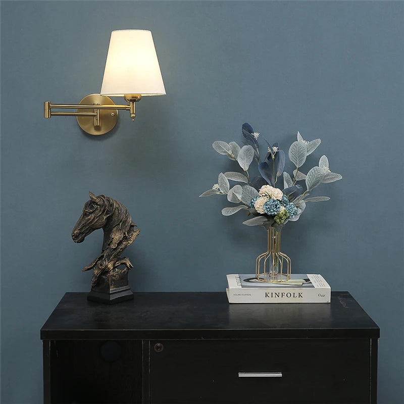 Aplique Articulado de Pared para Lectura y Ambiente – Velora Wall