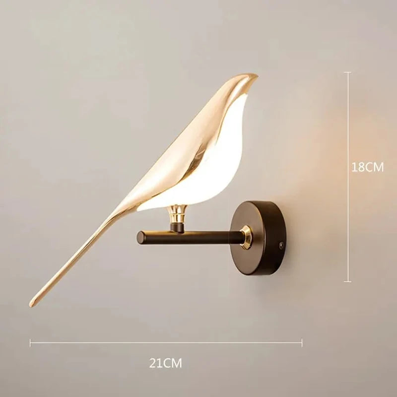 Lámpara de Pared Birdy Dorada
