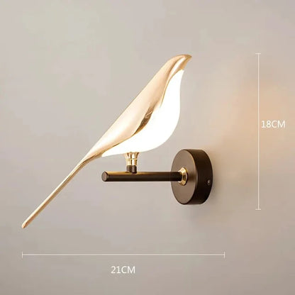Lámpara de Pared Birdy Dorada
