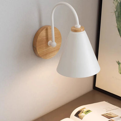 Lámpara de Pared Nórdica de Madera Macaron – Velora Wall