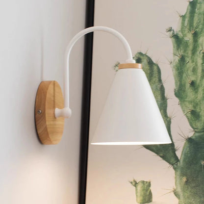 Lámpara de Pared Nórdica de Madera Macaron – Velora Wall