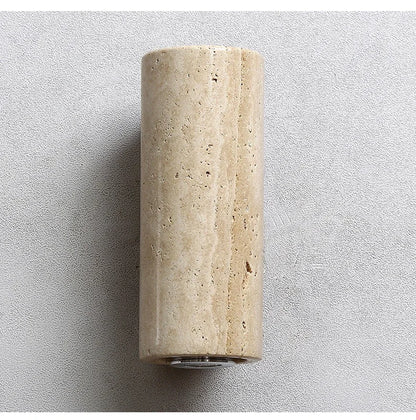 Wabi Sabi Yellow Marble Wall Lamp Led Bedside Japan Bedroom Living Room Wall Light Travertine Stair Corridor Decor Sconce