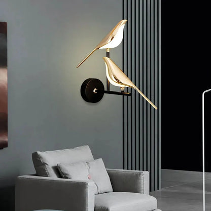 Lámpara de Pared Birdy Dorada