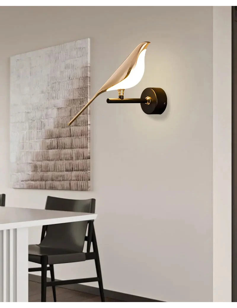Lámpara de Pared Birdy Dorada