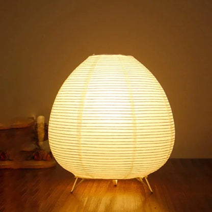 Lámpara Japandi de Papel de Arroz - Collección iluminacíon de mesa