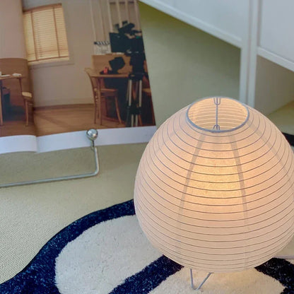 Lámpara Japandi de Papel de Arroz - Collección iluminacíon de mesa